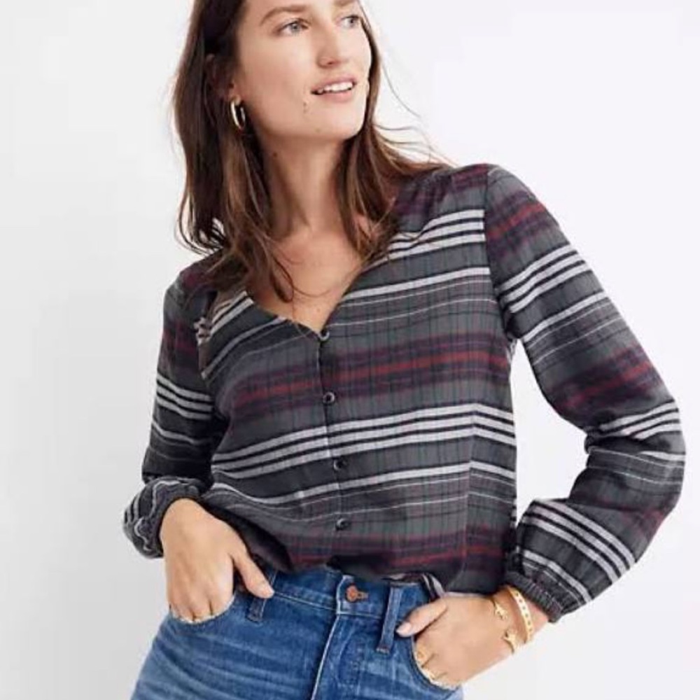 Madewell Button Up Top